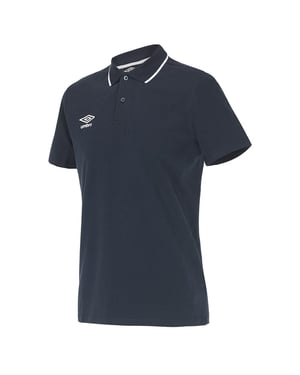 UMBRO Collar de manga corta azul marino para hombre polo piqué 65703u y70