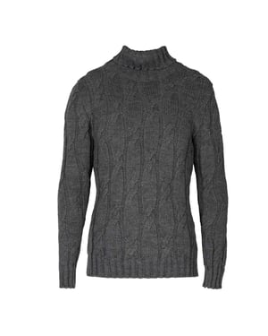 Xagon Man Suéter Turtleneck del hombre Gris