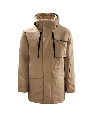 Jack Wolfskin Tech Lab Technical Field Field Mens Brown Coat