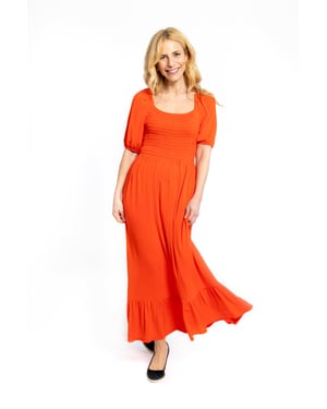 Maxi Vestido - Naranja