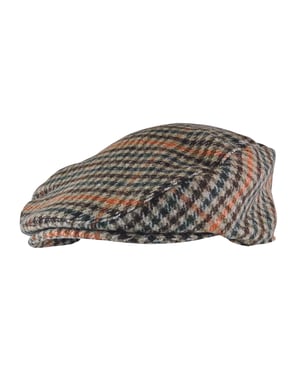 Gorra Tradicional de Tweed a Cuadros - GL228 Rojo / Verde