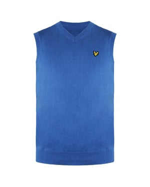 Lyle & Scott Golf Mens chaleco azul