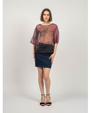 Patrizia Pepe Blusa de mujer Violeta