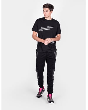 Camiseta Les Hommes Contemporary Hombre Negro