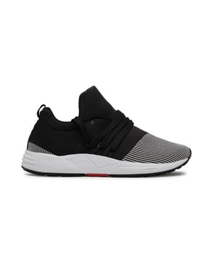 Arkk Copenhagen Raven Mesh Pet S-E15 Entrenadores negros para mujeres