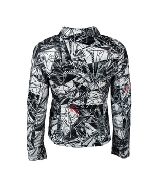 Patrizia Pepe Chaqueta de mujer negro, multicolor