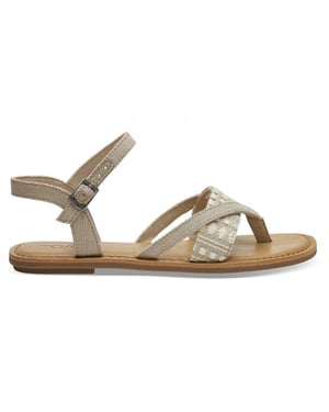 Toms Lexie Beige Sandalias para mujeres