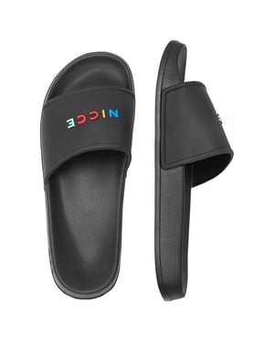 Nicce Dallas para hombres Sliders negros