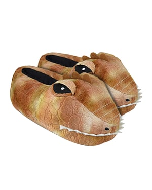 Niños / Kids Peluche 3D Dinosaurio Head Slippers