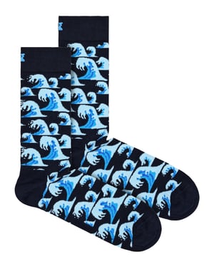 Happy Socks - Calcetines con diseño de olas - Gran regalo - Olas