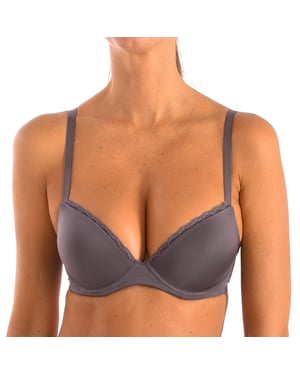 Sujetador con aros y push up Nuria mujer
