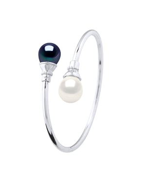 USTED Y ME PROLACELA DE AGUA AGUTA Pearl White and Black 11-12 mm 925
