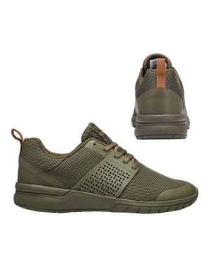 Supra Scissor Lace Up Mens Running Trainers Olive 05669 365 B35B