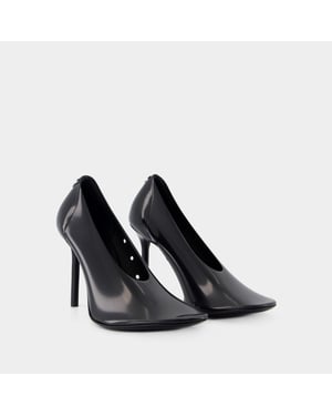 Courreges Nude Stilettos Zapatos de tacón - - PVC - Negro