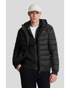 Chaqueta acolchada negro azabache