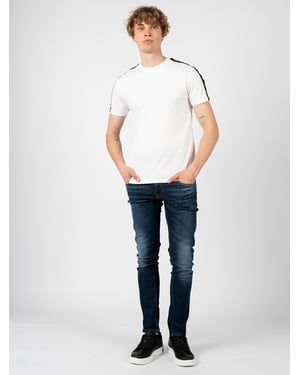 Camiseta Les Hommes Hombre Blanca