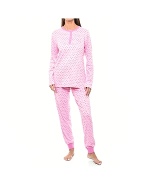 Pijama de invierno manga larga KLP1 mujer