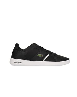 Lacoste Novas 120 1 SMA para hombres en entrenadores negros/blancos