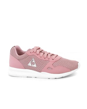 Le Coq Sportif LCS R600 Entrenadores de color rosa de malla femenina