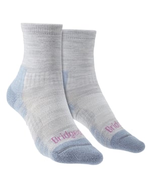 Bridgedale - Calcetines Merino Senderismo Mujer - Gris / Azul Ahumado