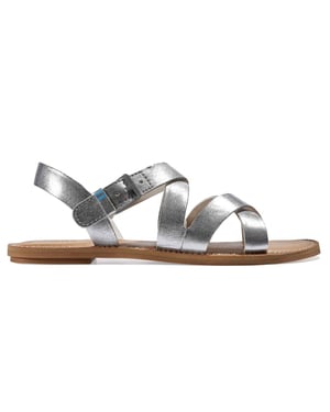 Toms Sicilia Sandalias de mujer de plata