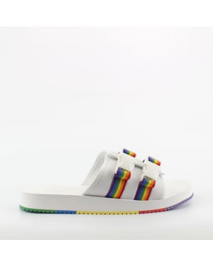 Puma Wilo Lux White Mens Sliders