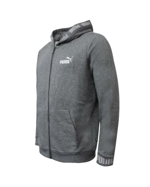 Chaqueta con capucha amplificada PUMA hombre gris casual top 844792 03