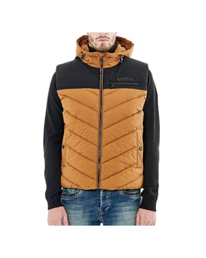 Chaqueta acolchada Chet Biscuit de Kaporal para hombre, sin mangas