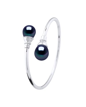 USTED Y ME PROLACELA DE AGUA AGUTA Pearl White and Black 11-12 mm 925