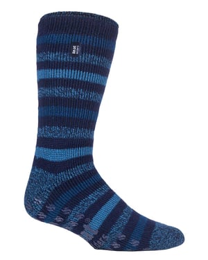Calcetines Calefactores para Hombre con Rayas Torcidas y Forro Polar