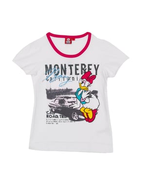 Camiseta manga corta Daisy cuello redondo WD26120 niña