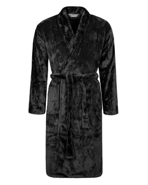 Heat Holders - Suave y cálida bata para hombre - Negro