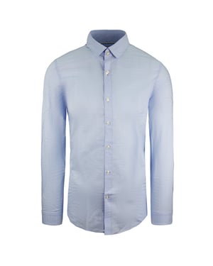 Lacoste Slim Fit Camisa azul para hombre