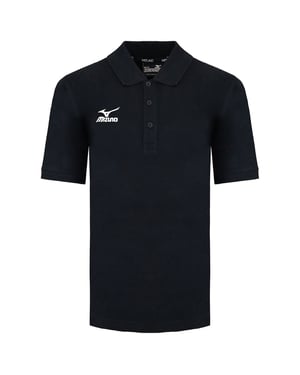 Polo de golf Mizuno Pro negro para hombre