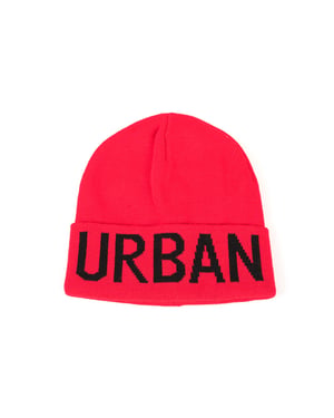 Les Hommes Sombrero Urban de mujer negro, rojo
