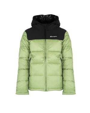 Champion Chaqueta del hombre negro, verde
