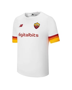 Camiseta New Balance AS Roma Hombre Blanca