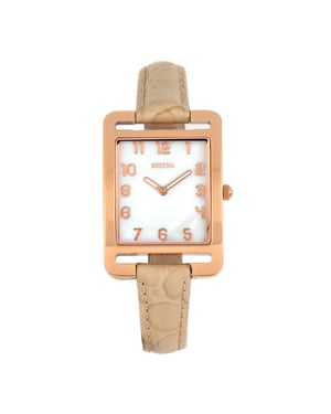 Reloj de cuero MOP suizo Bertha Marisol