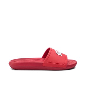 Lacoste Croco Sliding 119 1 Sliders rojos para hombres