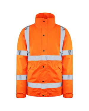 Dickies High Visibilidad para hombre Naranja reflectante chaqueta de bombardero