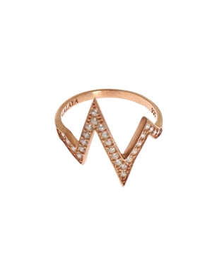 Anillo Claro de Plata 925 Rosa Nialaya para Mujeres
