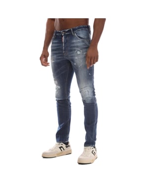 Jeans ajustados de hombre DSquared2 Cool Guy en azul