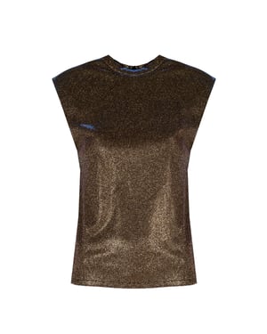 Liu Jo Top de mujer oro