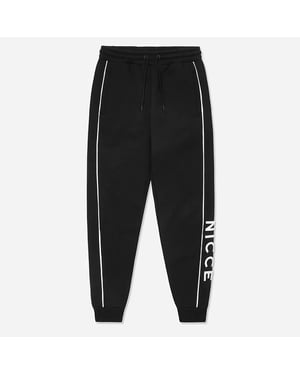 Nicce Graphic Logotipo Stretch Winist Black Mens Track Pants 211 1 04 06 0001