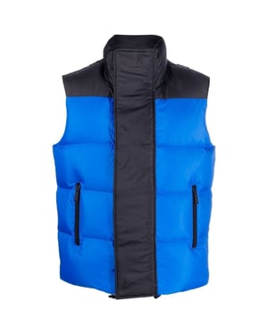 Chaqueta de plumas azul tipo chaleco de Dsquared2