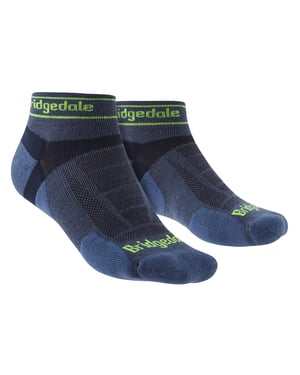 Bridgedale - Calcetines Bajos Ultraligeros Merino para Hombre - Azul