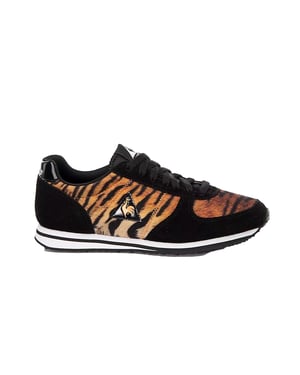 Le Coq Sportif Bolívar Tiger Womens Entrenadores negros/marrones