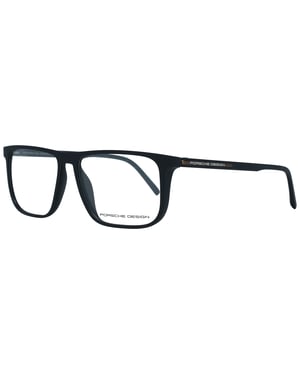 Porsche Design Cuadrado Negro Mens Glass marcos