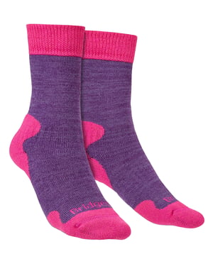 Bridgedale - Bota de lana merino para mujer - Purple Marl