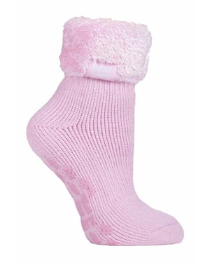 Calcetines Térmicos Antideslizantes de Corte Bajo con Agarres para Mujer